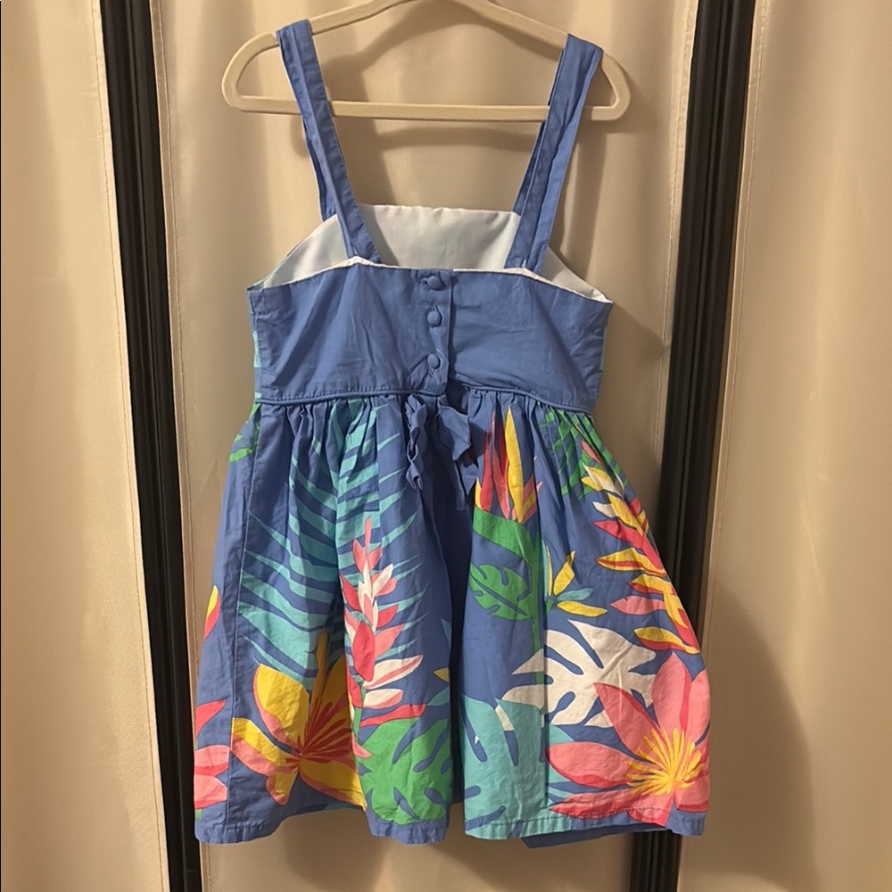 Shrinking Violet Blue and Yellow Dress - Picture 4 of 5